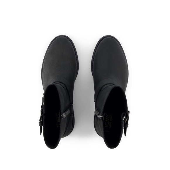 🎉 SALE 🎉 TOMS Women's Black Ionie Moto Boots - Picture 6 of 6